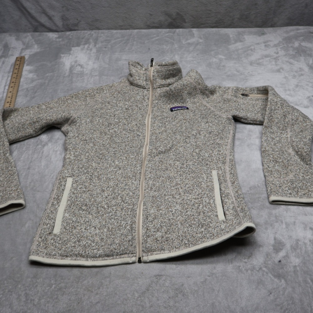 Patagonia Jacket Womens Small Gray Better Sweater Fleece Knit Full Zip Hiking